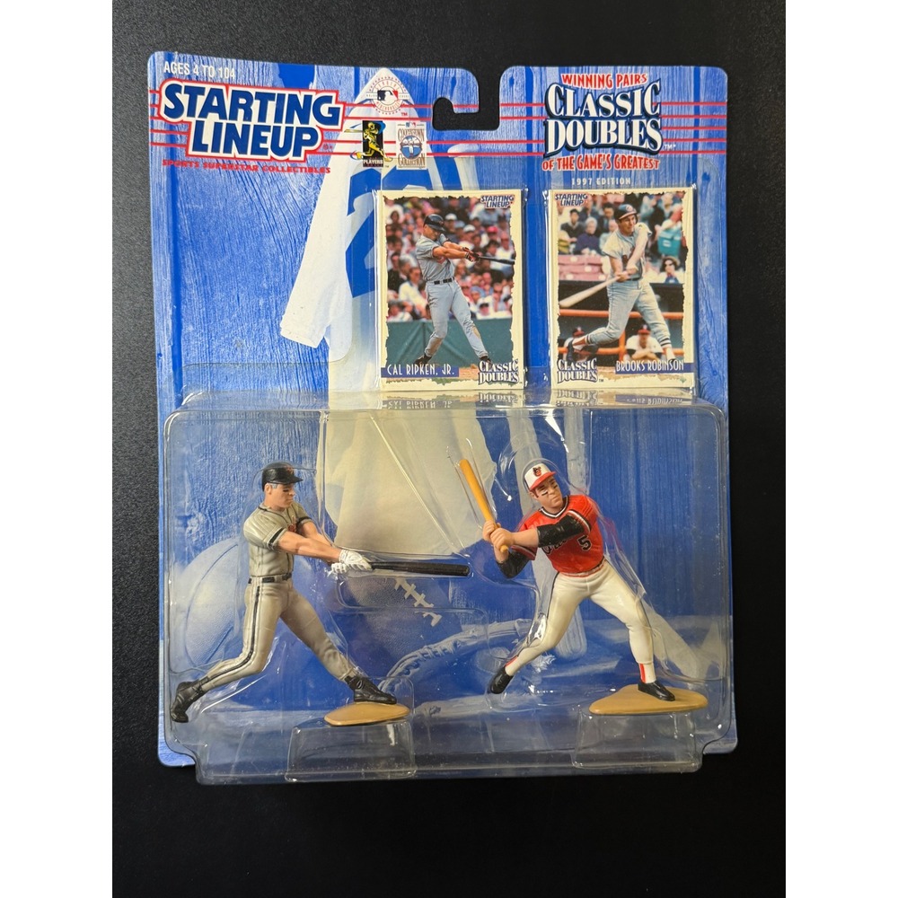 1997 Starting Lineup Classic Doubles Cal Ripken Jr Brooks Robinson Orioles